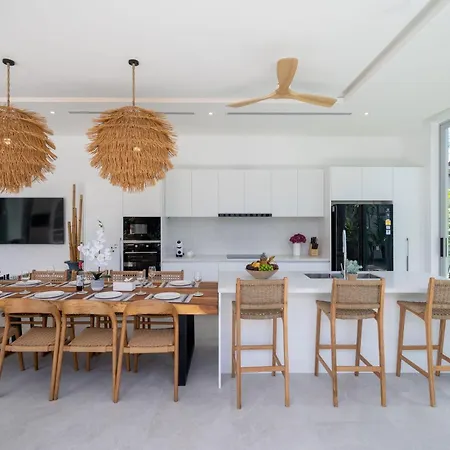Tropical Brand New 4Br Pool Villa Mina, Just 5 Min Drive From Naiharn Rawai Exterior photo