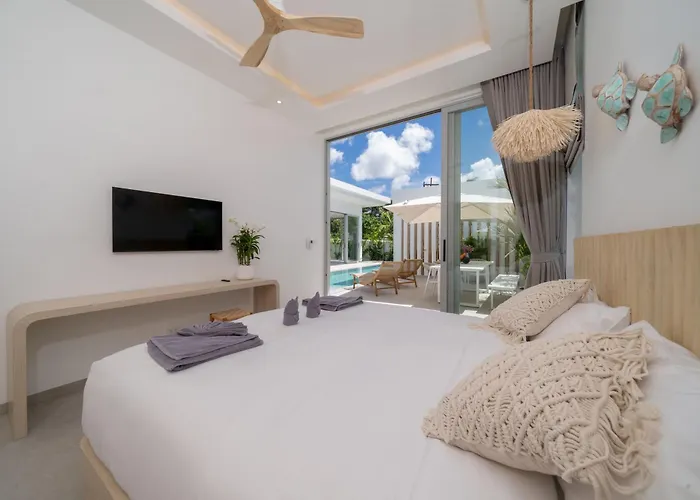 Tropical Brand New 4Br Pool Villa Mina, Just 5 Min Drive From Naiharn